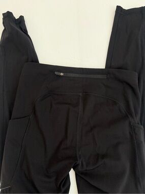 Lululemon Zipper Pocket Leggings Black High-Waist Performance Leggings